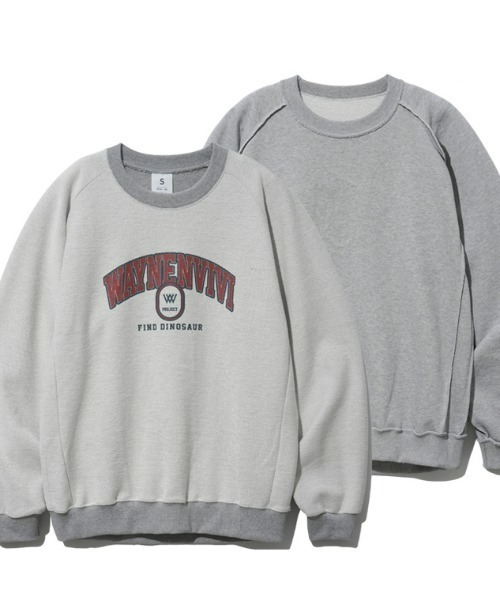 WV PROJECT(ダブリューブイプロジェクト)の「WV PROJECT(ダブリューブイプロジェクト) /EASY REVERSIBLE SWEATSHIRT/リバーシブル クルーネックスウェット(スウェット・レディース・ブラック/グレー/オートミール・S/M/L)」の9枚目の写真