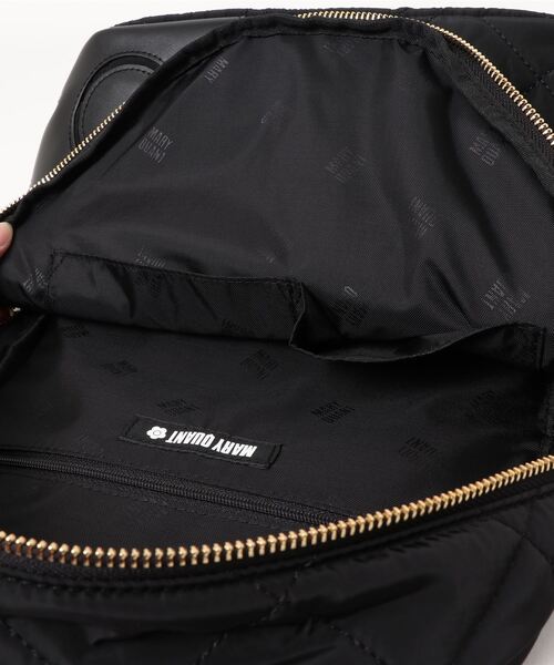 MARY QUANT(マリークワント)の「クラシカルキルトデイジー リュック(バックパック/リュック・レディース・ベージュ/ブラック・FREE)」の8枚目の写真