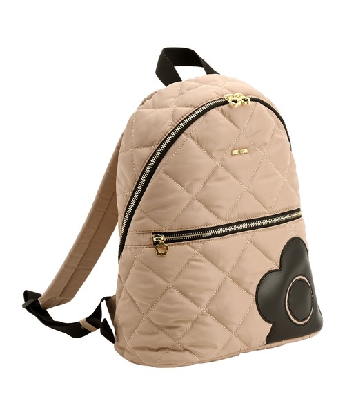 MARY QUANT(マリークワント)の「クラシカルキルトデイジー リュック(バックパック/リュック・レディース・ベージュ/ブラック・FREE)」の1枚目の写真
