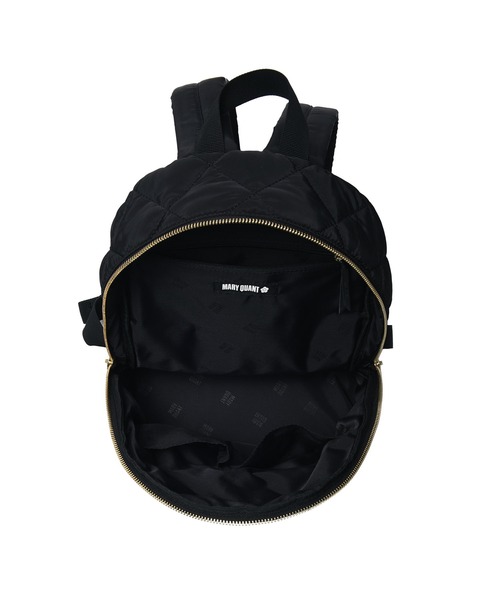 MARY QUANT(マリークワント)の「クラシカルキルトデイジー リュック(バックパック/リュック・レディース・ベージュ/ブラック・FREE)」の3枚目の写真