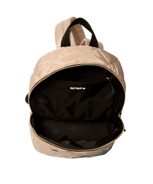 MARY QUANT(マリークワント)の「クラシカルキルトデイジー リュック(バックパック/リュック・レディース・ベージュ/ブラック・FREE)」の7枚目の写真