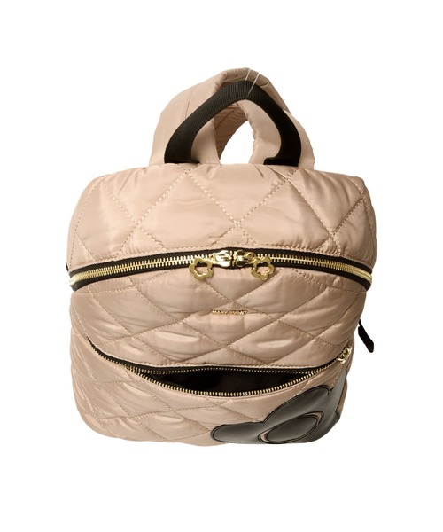 MARY QUANT(マリークワント)の「クラシカルキルトデイジー リュック(バックパック/リュック・レディース・ベージュ/ブラック・FREE)」の4枚目の写真