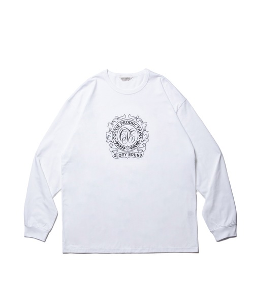 COOTIE ⁄ COOTIE PRINT L/S TEE (GLORY BOUND) BLACK Print Oversized