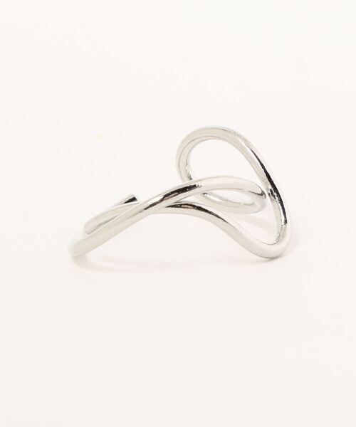 SALON(サロン)の「【日本製】カーブリング(リング・レディース・シルバー/シルバー系その他2/ゴールド/ゴールド系その他/シルバー系その他/ゴールド系その他2・13号)」の2枚目の写真