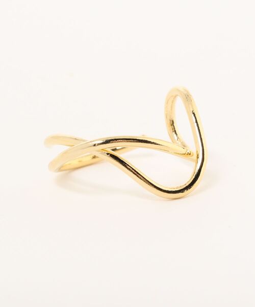 SALON(サロン)の「【日本製】カーブリング(リング・レディース・シルバー/シルバー系その他2/ゴールド/ゴールド系その他/シルバー系その他/ゴールド系その他2・13号)」の5枚目の写真