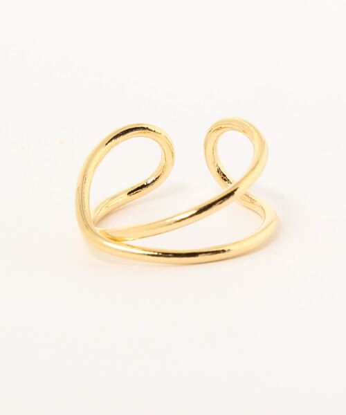 SALON(サロン)の「【日本製】カーブリング(リング・レディース・シルバー/シルバー系その他2/ゴールド/ゴールド系その他/シルバー系その他/ゴールド系その他2・13号)」の4枚目の写真