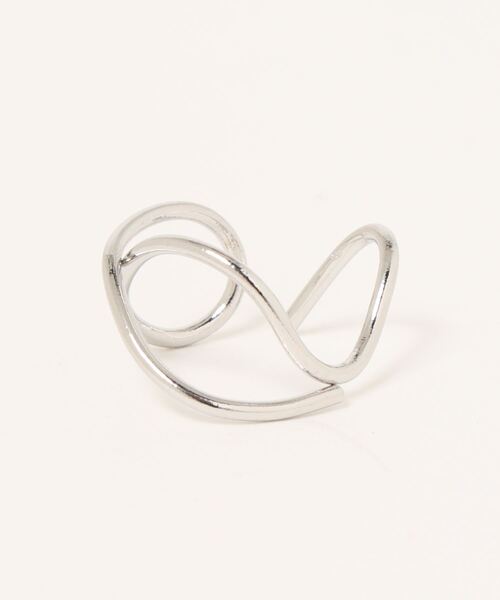 SALON(サロン)の「【日本製】カーブリング(リング・レディース・シルバー/シルバー系その他2/ゴールド/ゴールド系その他/シルバー系その他/ゴールド系その他2・13号)」の3枚目の写真