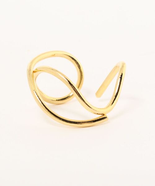 SALON(サロン)の「【日本製】カーブリング(リング・レディース・シルバー/シルバー系その他2/ゴールド/ゴールド系その他/シルバー系その他/ゴールド系その他2・13号)」の6枚目の写真