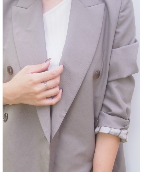 SALON(サロン)の「【日本製】カーブリング(リング・レディース・シルバー/シルバー系その他2/ゴールド/ゴールド系その他/シルバー系その他/ゴールド系その他2・13号)」の13枚目の写真