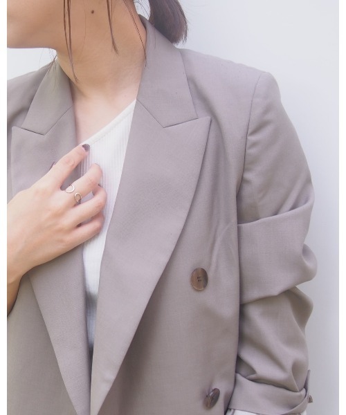 SALON(サロン)の「【日本製】カーブリング(リング・レディース・シルバー/シルバー系その他2/ゴールド/ゴールド系その他/シルバー系その他/ゴールド系その他2・13号)」の14枚目の写真