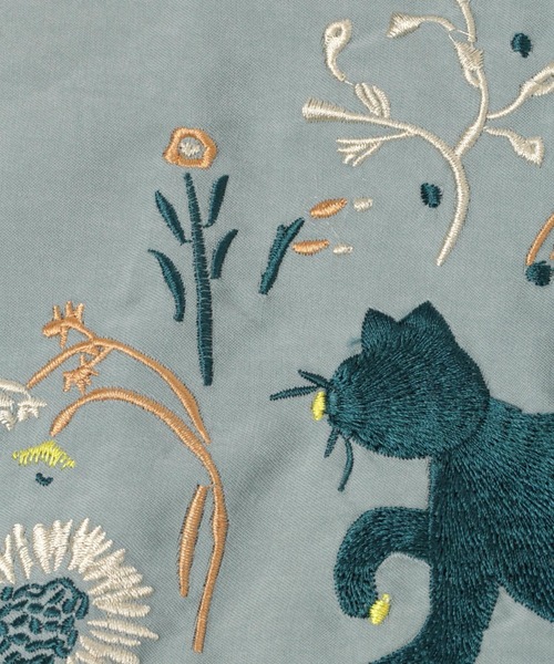 studio CLIP（スタディオクリップ）の「刺繍レッスントートバッグ[点と線模様製作所]（エコバッグ/サブバッグ・レディース・ブルー/ベージュ・FREE）」の17枚目の写真