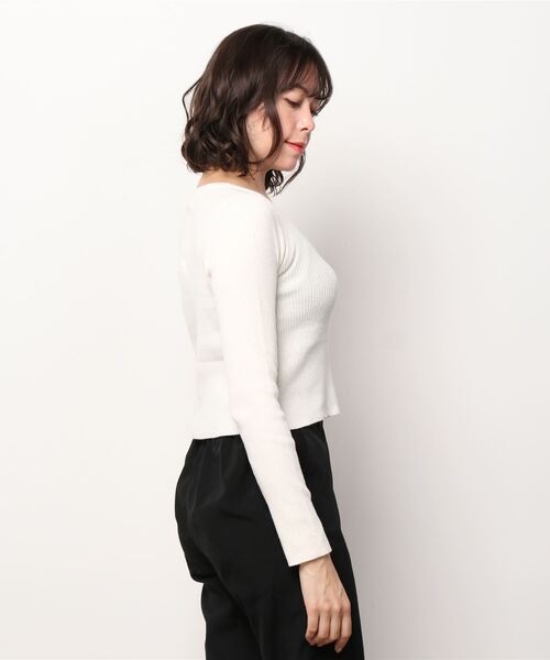 WEGO（ウィゴー）の「WEGO/コンパクトリブニット（ニット/セーター・レディース・その他4/その他2/その他3/ホワイト/ブラック/その他1/その他5・FREE）」の16枚目の写真