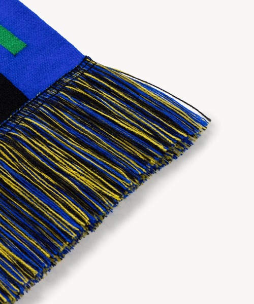 bonjour records（ボンジュールレコーズ）の「【ARIES】Pagans Scarf（ストール/ショール・メンズ・ブルー・FREE）」の4枚目の写真