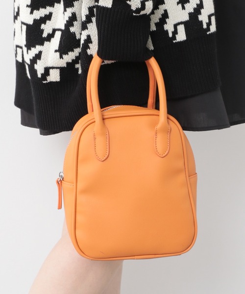 Heather(ヘザー)の「ダイケイミニボストン 256758(ボストンバッグ・レディース・ブラック/グリーン/オレンジ・ONE SIZE)」の1枚目の写真