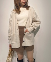 OLIVE des OLIVE | 【人気アイテム再入荷】ゆるっと＆ほっこり。起毛Vネックカーディガン(カーディガン/ボレロ)