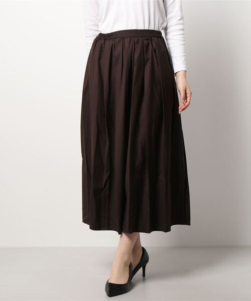 ehka sopo（エヘカソポ）の「ロングプリーツスカート（スカート・レディース・ベージュ/ブラウン/グレー・ﾌﾘ-）」の8枚目の写真