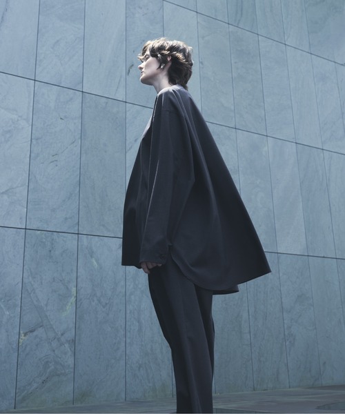 Blanc YM(ブランワイエム)の「Blanc YM ブランワイエム / Sumer Wool Wide Easy Pants スーパーウール ワイドイージーパンツ / BL-22S-SWWEP(スラックス・メンズ・ライトグレー/ブラウン/チャコールグレー・MEDIUM/SMALL)」の8枚目の写真