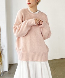 Shelly island | クルーネックニットプルオーバー(ニット/セーター)