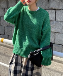 Shelly island | クルーネックニットプルオーバー(ニット/セーター)