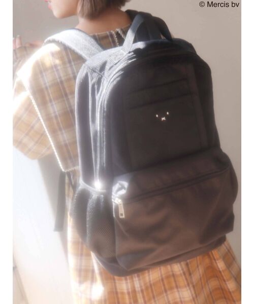 merry jenny（メリージェニー）の「miffyバックパック（バックパック/リュック・レディース・ブラック/オフホワイト・FREE）」の4枚目の写真