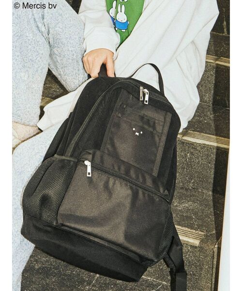 merry jenny（メリージェニー）の「miffyバックパック（バックパック/リュック・レディース・ブラック/オフホワイト・FREE）」の16枚目の写真