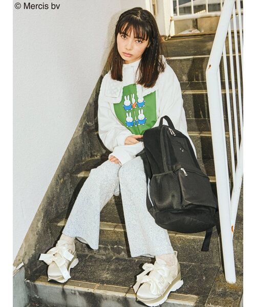 merry jenny（メリージェニー）の「miffyバックパック（バックパック/リュック・レディース・ブラック/オフホワイト・FREE）」の18枚目の写真