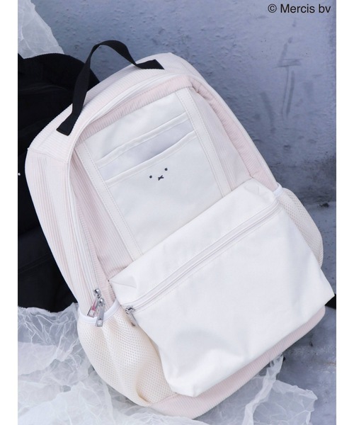 merry jenny（メリージェニー）の「miffyバックパック（バックパック/リュック・レディース・ブラック/オフホワイト・FREE）」の2枚目の写真