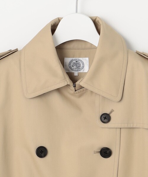 J.PRESS Ladies(J.プレス レディス)の「70/2ギャバベンタイル? トレンチコート(トレンチコート・レディース・ベージュ系・S/XS/XXS)」の10枚目の写真