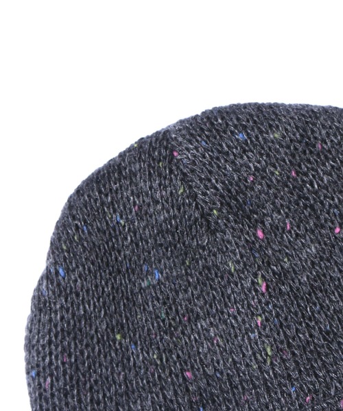 STAMPD(スタンプド)の「STAMPD/スタンプド Brick Logo Melange Beanie ビーニー ニット帽 ミックスニット ストリート(ニットキャップ/ビーニー・メンズ・ブラック・FREE)」の8枚目の写真
