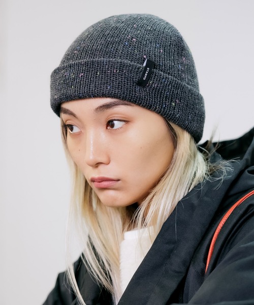 STAMPD(スタンプド)の「STAMPD/スタンプド Brick Logo Melange Beanie ビーニー ニット帽 ミックスニット ストリート(ニットキャップ/ビーニー・メンズ・ブラック・FREE)」の16枚目の写真