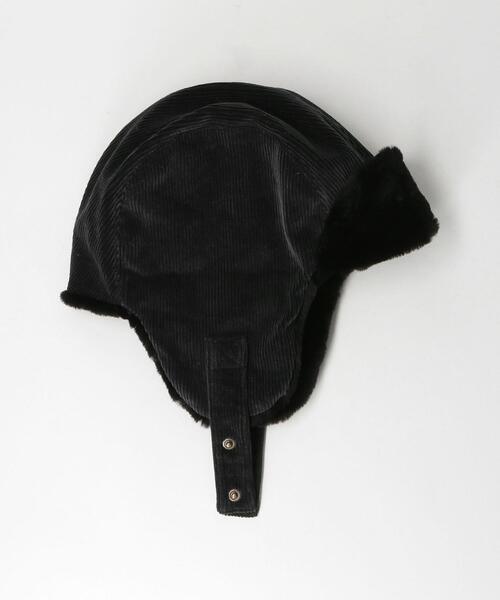 INFIELDER DESIGN（インフィールダーデザイン）の「＜INFIELDER DESIGN＞フライトキャップ（キャップ・レディース・ブラック/ナチュラル・FREE）」の6枚目の写真