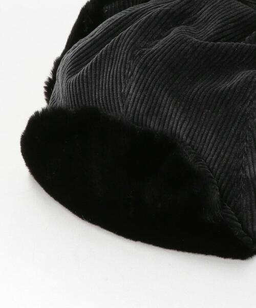 INFIELDER DESIGN（インフィールダーデザイン）の「＜INFIELDER DESIGN＞フライトキャップ（キャップ・レディース・ブラック/ナチュラル・FREE）」の7枚目の写真