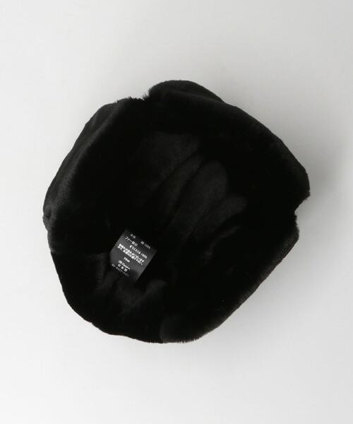 INFIELDER DESIGN（インフィールダーデザイン）の「＜INFIELDER DESIGN＞フライトキャップ（キャップ・レディース・ブラック/ナチュラル・FREE）」の11枚目の写真