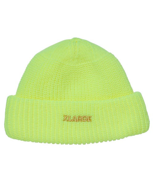 XLARGE（エクストララージ）の「LOGO SHORT LENGTH BEANIE（キャップ・メンズ・ブラック/イエロー/オレンジ/ブルー/グリーン・ONE SIZE）」の13枚目の写真