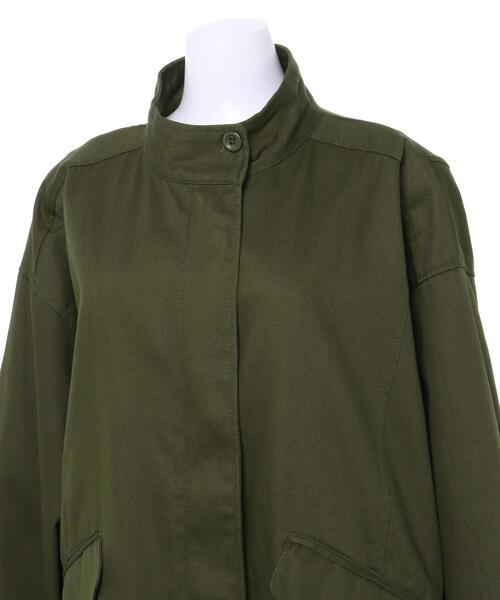 INGNI（イング）の「モッズコート（ミリタリージャケット・レディース・ブラック/ベージュ/カーキ・M）」の7枚目の写真