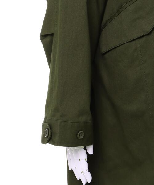 INGNI（イング）の「モッズコート（ミリタリージャケット・レディース・ブラック/ベージュ/カーキ・M）」の8枚目の写真