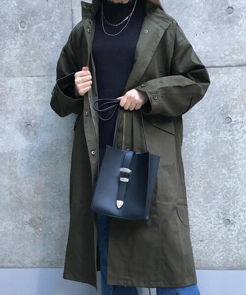 INGNI（イング）の「モッズコート（ミリタリージャケット・レディース・ブラック/ベージュ/カーキ・M）」の13枚目の写真