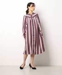 【Nora Lily】(IV)Multi Stripe Tuck One-piece