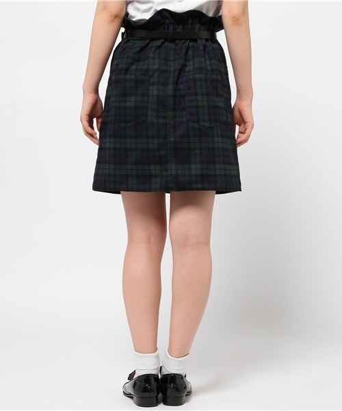 Chico(チコ)の「ベルト付チェックSK(スカート・レディース・レッド/グリーン・FREE)」の7枚目の写真