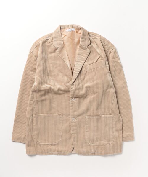 【セール】■太コール■ワイド テーラードジャケット（テーラードジャケット）｜ONE DAY KMC （ワンデイケーエムシー）