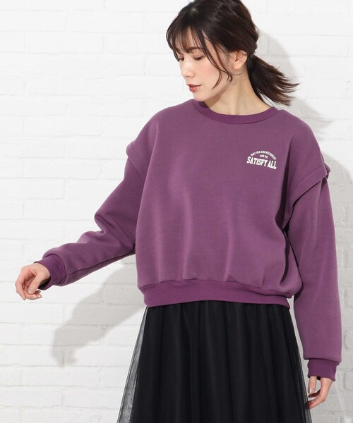 S L 後ろロゴスウェット スウェット Cutie Blonde キューティーブロンド のファッション通販 Zozotown