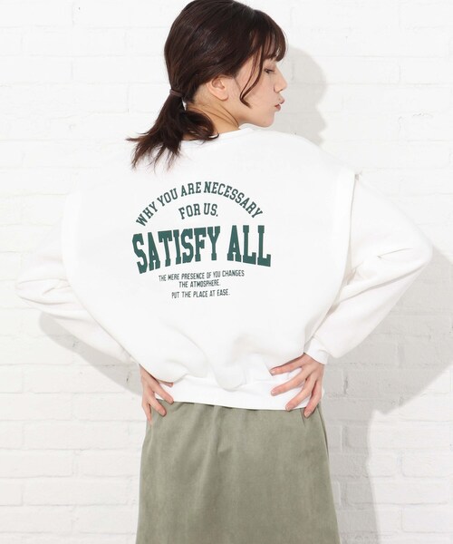 Cutie Blonde（キューティーブロンド）の「◆【S-L】後ろロゴスウェット（スウェット・レディース・ブラック/オフホワイト/パープル系・01/02/03）」の12枚目の写真