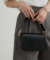 Aunt Marie's | フラップミニスクエアショルダーバッグ / ハンドバッグ(ハンドバッグ)