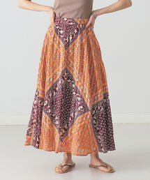 sara mallika | Sara mallika / ブロック プリント スカート(スカート)