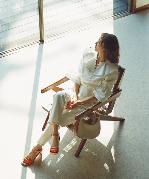 N.(N. Natural Beauty Basic)(エヌエヌナチュラルビューティーベーシック)の「【S Size Line】◆マリンボタンテーパードデニムパンツ(デニムパンツ・レディース・ホワイト/インディゴブルー・SMALL/MEDIUM)」の19枚目の写真