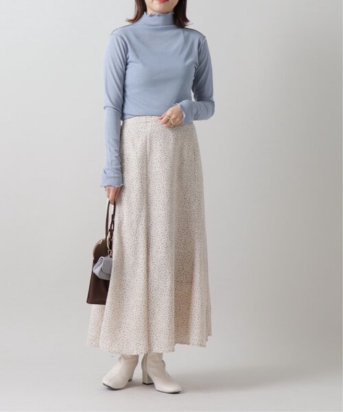 frames RAY CASSIN（フレームスレイカズン）の「シアーネットメロウタートルプルオーバー（Tシャツ/カットソー・レディース・オフホワイト/ブラック/ブルー/グリーン・FREE）」の9枚目の写真