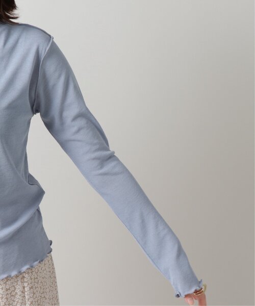 frames RAY CASSIN（フレームスレイカズン）の「シアーネットメロウタートルプルオーバー（Tシャツ/カットソー・レディース・オフホワイト/ブラック/ブルー/グリーン・FREE）」の15枚目の写真