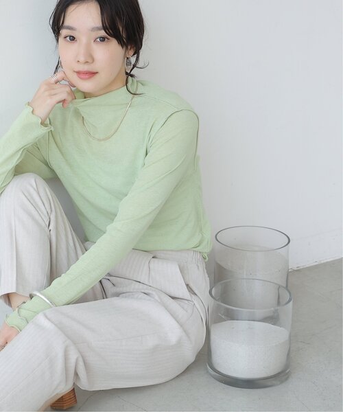 frames RAY CASSIN（フレームスレイカズン）の「シアーネットメロウタートルプルオーバー（Tシャツ/カットソー・レディース・オフホワイト/ブラック/ブルー/グリーン・FREE）」の20枚目の写真