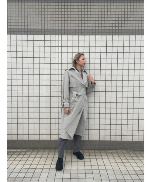 THROW by SLY(スローバイスライ)の「THROW MANNISH CROP TAILOR JK マニッシュ クロップ テイラー ジャケット(テーラードジャケット・レディース・ベージュ/ライトブラック・0/1)」の20枚目の写真