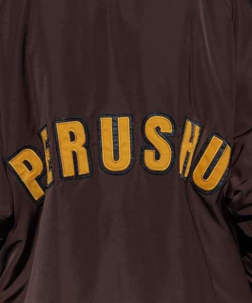 セール】Perushuバックロゴコーチジャケット（ブルゾン）｜Perushu